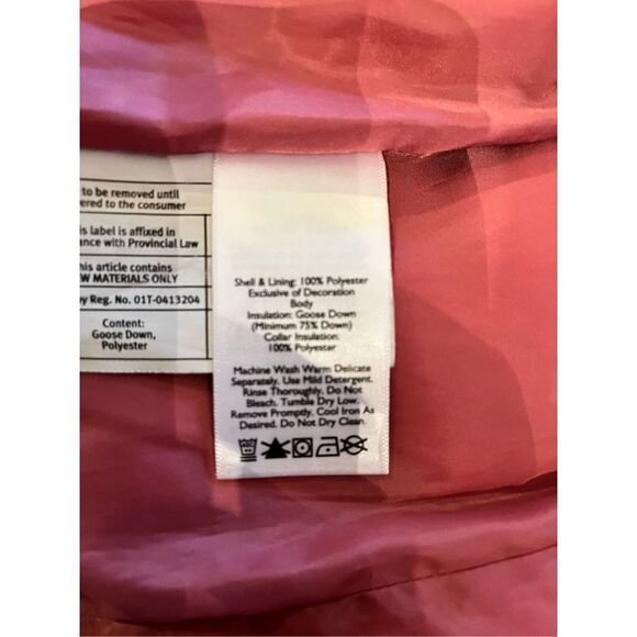 Eddie Bauer EB550 Burgundy Goose Down Puffer Vest sz PXS EUC - Picture 8 of 8